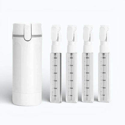 Britshopper Compact 4-in-1 Travel Refill Bottle Set - 40ml Capacity